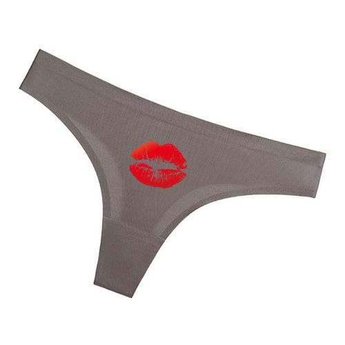 Generic Sexy Hot Girl Underwear G String Funny Panties Lips Printing  Underwear For Women No Trace Breathable Inner Clothing @ Best Price Online