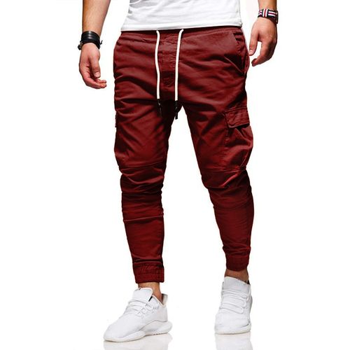 Fashion Autumn Men Pants Hip Hop Harem Joggers Pants Male Trousers