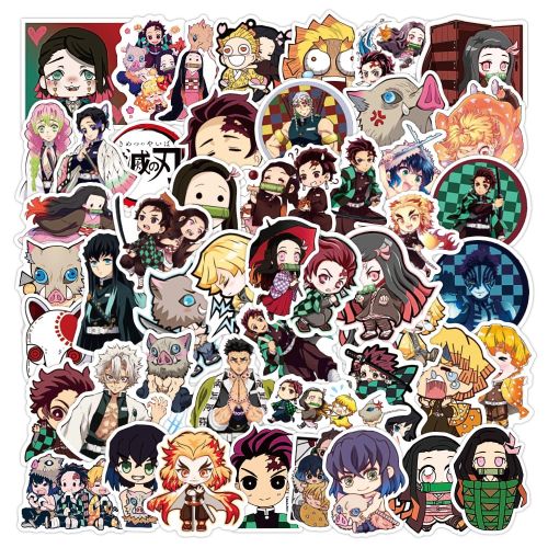 Anime Sayings Stickers, Set of 22 Stickers, Journal Sticker, Die