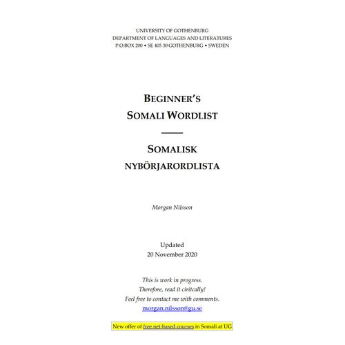 product_image_name-Jumia Books-Beginners somali reader, Nilsson M -1