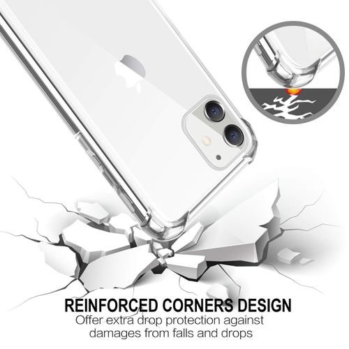 product_image_name-Generic-Crystal Clear Hard PC Back Cover Case for iPhone 11-3