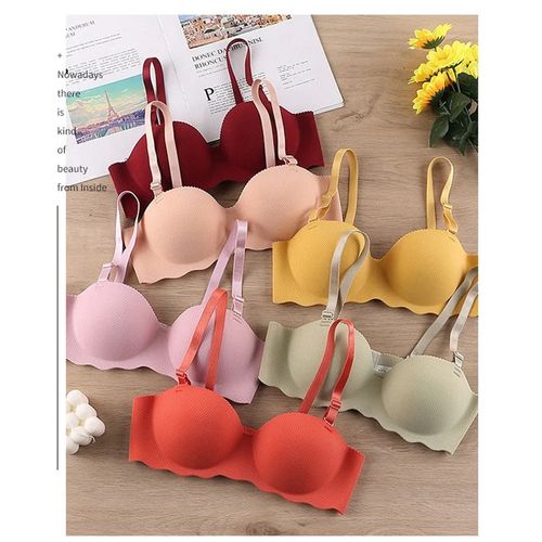 Fashion New Wireless Small Cap Padded Invisible Push Up Bra CupA/B @ Best  Price Online