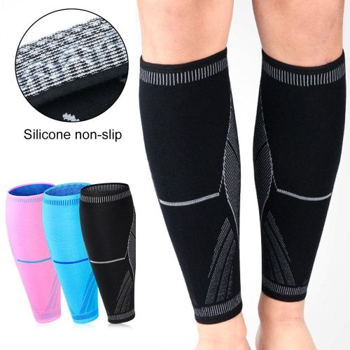 1Pcs Elastic Shin Guard Leg Warmers Basketball Calf Compression