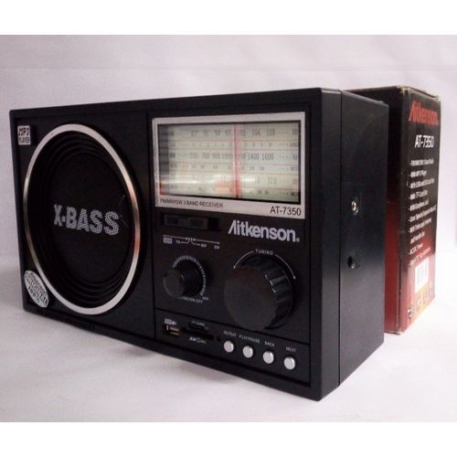 product_image_name-Generic-Rechargeable Fm Radio With USB/SD CARD-2
