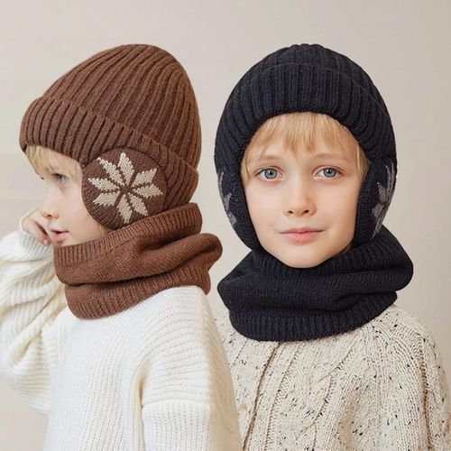 Children's hat scarf combo discount