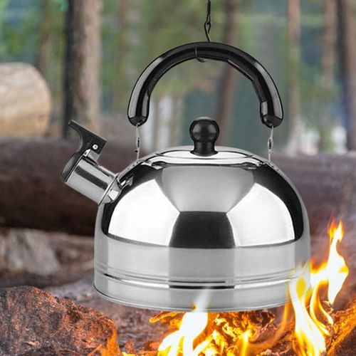 Stainless Steel Whistling Tea Kettle Tea Pot 3L Lightweight