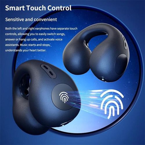 Bluetooth 5.3 Wireless Earbuds Ear Clip Bone Conduction Headphones