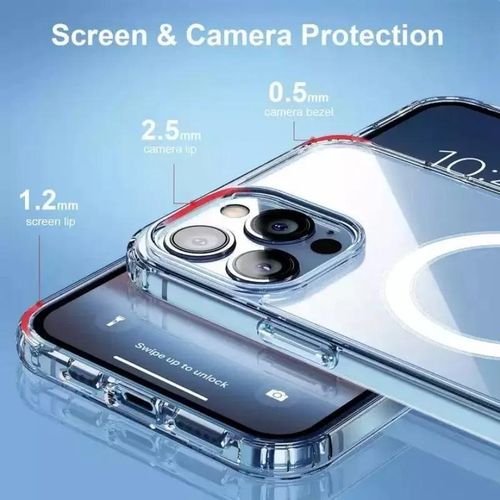 product_image_name-Generic-iPhone 14 Pro MagSafe Clear Case - Magnetic Transparent Protective Cover-2