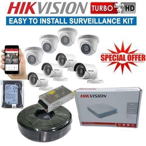 product_image_name-Generic-Hikvision 8 1080P Night Vision CCTV Cameras System Kit +1TB Storage-1