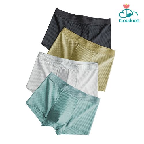 cloudoon Underwear For Men Breathful Boxer Briefs Summer 4pcs/set @ Best  Price Online