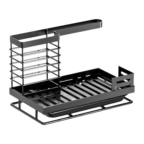 Generic Kitchen Sink Rack W Tray Kitchen Soap Dispenser Black Best Price Online Jumia Kenya