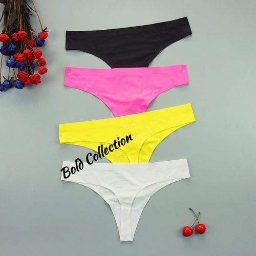 Fashion 4PCs No Panty Lines Silk Seamless Panties price from jumia in Kenya  - Yaoota!