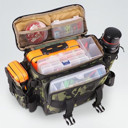 Generic Multifunctional Fishing Bag Fishing Tackle Bag Fish Lures Gear  Storage Waist Pack Fishing Rod Bag Shoulder Backpack Pesca Bolsa @ Best  Price Online