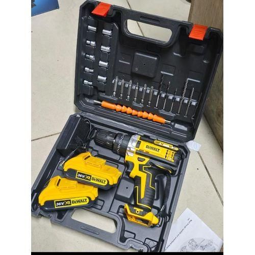 product_image_name-Dewalt-36V Cordless Drill Set With Accessories. 2 Rechargeable Batteries & Bits-1
