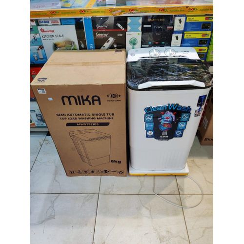 product_image_name-Generic-Mika Washing Machine Top Load Single Tub 6Kg -1