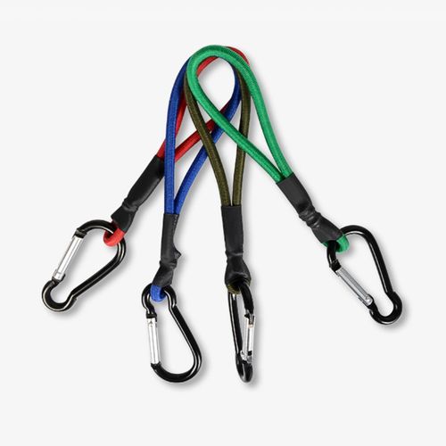 Generic Bungee Cord With Carabiner Hook Canopy Ties With Hooks For