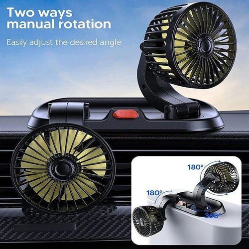 product_image_name-Generic-Twin Head Adjustable Usb 360 Degree Rotating Car/Desktop Cooling Fan-3