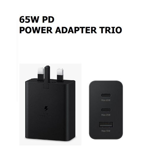 65W Trio Adapter Mobile Accessories - EP-T6530NBEGUS