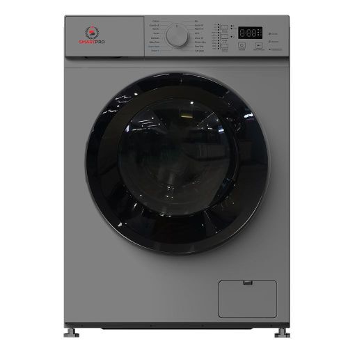Smart Pro 8kgs Front Load Washing Machine SWM-08FLA, Grey (1 YR WRTY)