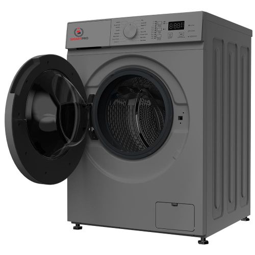 Smart Pro 8kgs Front Load Washing Machine SWM-08FLA, Grey (1 YR WRTY)