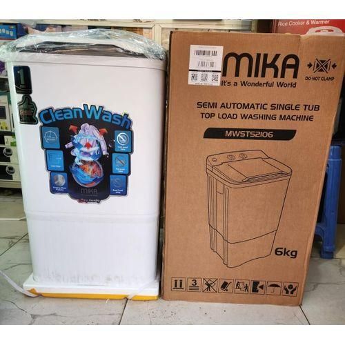 product_image_name-Mika- Single Tub Top Load Washing Machine- 6Kg-1