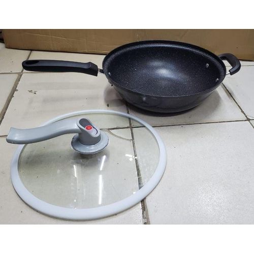 product_image_name-Generic-32CM NON-STICK WOK PAN WITH PRESSURE- RELEASE LID-1