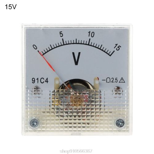 Generic 91C4 DC Voltmeter Analog Panel Voltage Meter Mechanical @ Best  Price Online