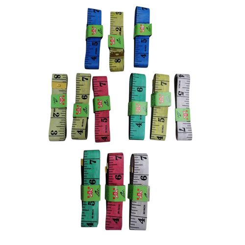 product_image_name-Generic-12 pcs multipurpose measuring tapemeasure _multicolour -3