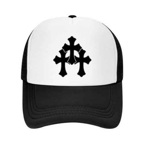 product_image_name-Fashion-Triple Cross White Trucker Cap-2