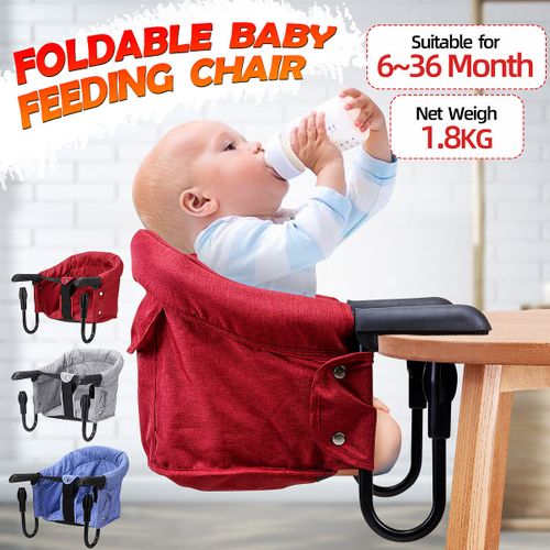 Generic Portable Baby Highchair Foldable Feeding Chair Seat