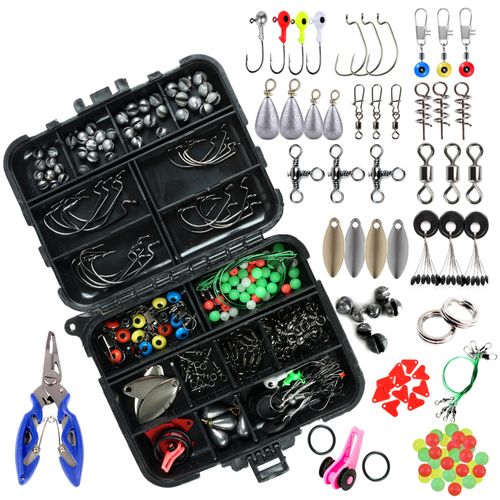 Generic 188pcs Fishing Accessories Kit With Tackle Box Pliers Jig @ Best  Price Online
