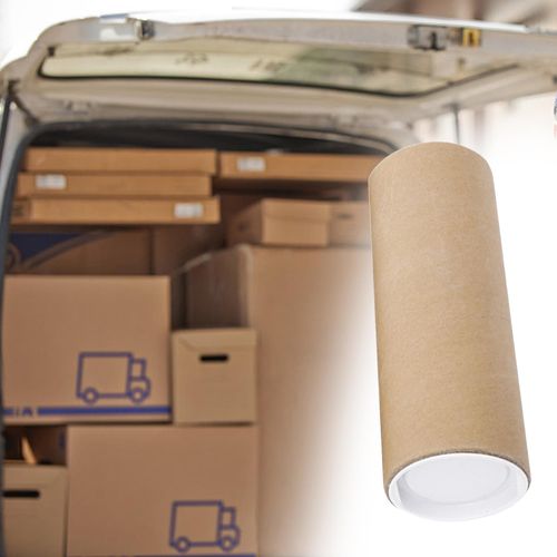 Poster Tube Postal Tube Storage Cardboard Mailing Tube with Caps Packing Tubes for Artwork Blueprint Document Shipping Storage Container 50cm, Men's