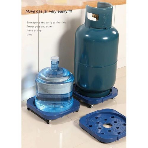 product_image_name-Generic-Heavy Duty Gas Cylinder Trolley with Handle – 4 Wheels, Easy to Move-1