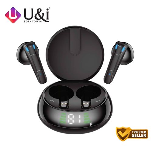 U I Slice True Wireless Earbuds With 25 Hrs Playtime 10m BT Range Noise Cancellation Universal Smartphone Compatibility 1 Month Warranty Black Best Price Online Jumia Kenya