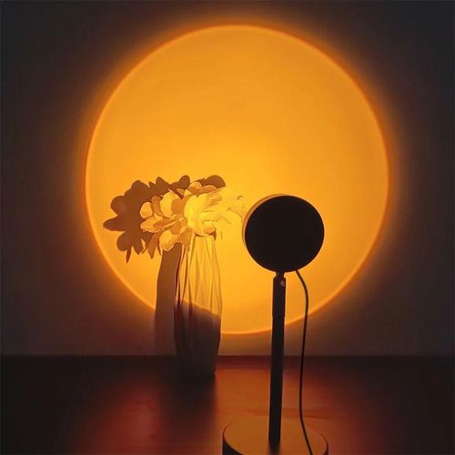 product_image_name-Generic-USB Powered LED Sunset Rainbow Light – Adjustable Angle Projection Lamp for Photography-1