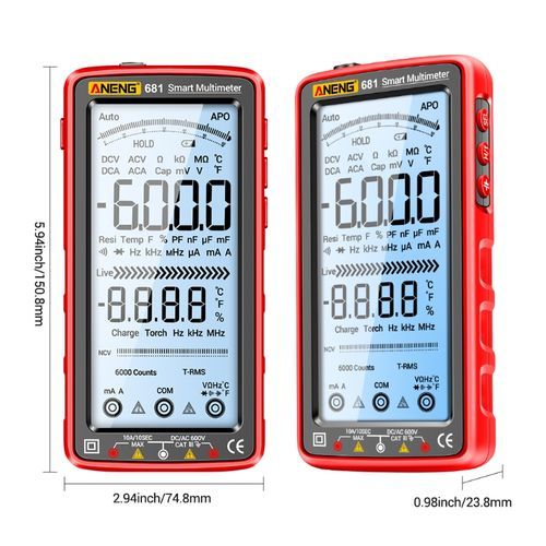 product_image_name-Generic-LCD Digital Display Screen Smart Automatic Range Multimeter-3