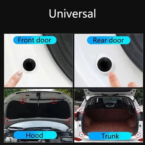 Generic 4Pcs Car Door Shock Absorber Gasket Sticker For Car Trunk Sound  Insulation Pad Universal Shockproof Thickening Buffer Cushion @ Best Price  Online