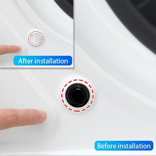 Generic 4Pcs Car Door Shock Absorber Gasket Sticker For Car Trunk Sound  Insulation Pad Universal Shockproof Thickening Buffer Cushion @ Best Price  Online