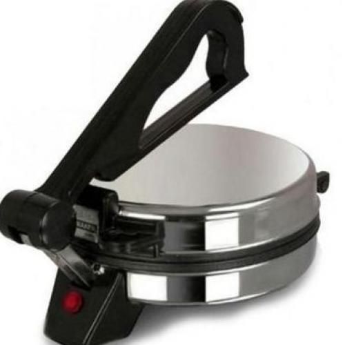 product_image_name-Sokany-Roti / Chapati Maker - Silver & Black-1