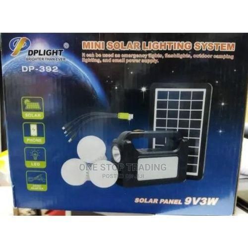 product_image_name-Dp Light- Solar Lighting System_Solar Panel, LED Lights And Phone Charging Kit-1