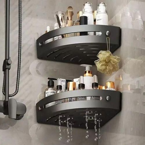 product_image_name-Generic-Corner Shower Caddy Adhesive Bathroom Shelf Wall Mounted Shower Organizer-3
