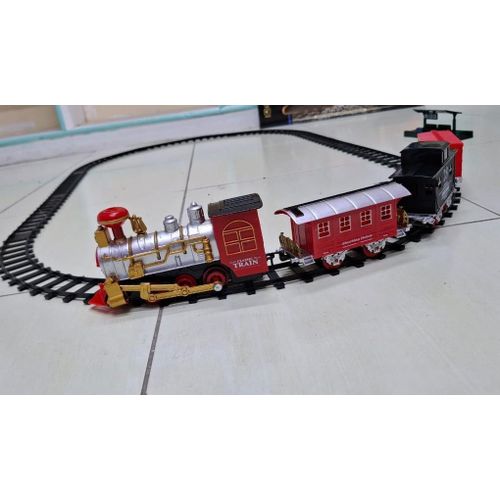 product_image_name-Generic-Classic Train Set with Oval Track – Electric Toy Train for Kids-1