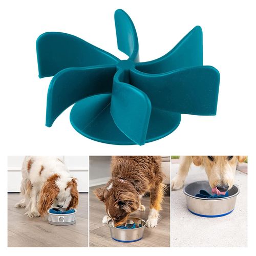 1pc Solid Pet Bowl, Dog Slow Food Bowl, Cats & Dogs No Choking Slow Feeder Dog  Bowls Puzzle Bowl