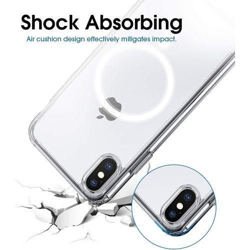 product_image_name-Generic-iPhone X Phone Case, Clear Magnetic Magsafe Compatible Soft TPU Protective Cover for Second Device-5