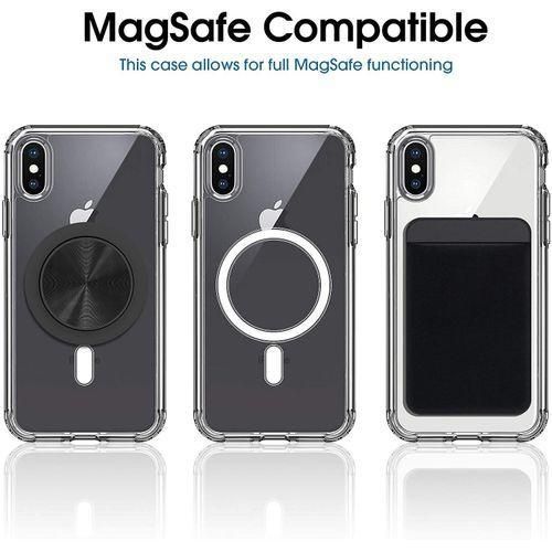 product_image_name-Generic-iPhone X Phone Case, Clear Magnetic Magsafe Compatible Soft TPU Protective Cover for Second Device-7