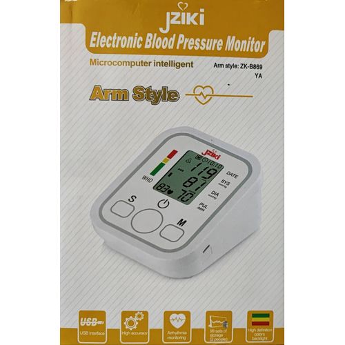 Jziki Upper Arm Automatic Blood Pressure Monitor Measuring