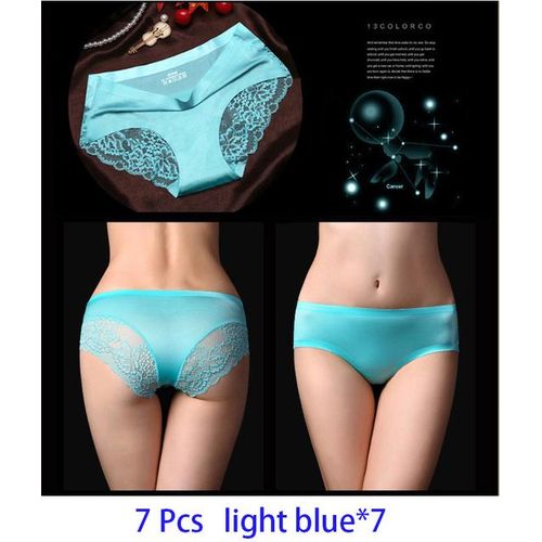 Womens Pants Exy Panties Iace Lingerie Solid Color Seamless Briefs