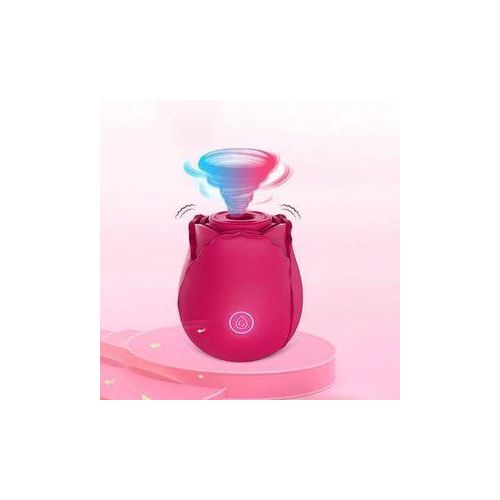 Generic Portable Rose Sucking Vibrator Strong Shock Teasing