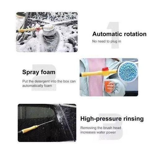 product_image_name-Generic-Car cleaning Kit 360° Spin Mop Detachable and Extendable Scrub Brush-3