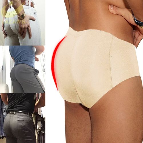 Fashion Mens Shaper Padded Hip Enhancer Slimming Underwear Buttocks  Shapewear Butt Lifter Shorts Booty Padding Panties @ Best Price Online